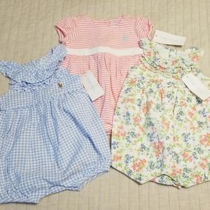 Ralph Lauren Baby Girl 3M Bundle